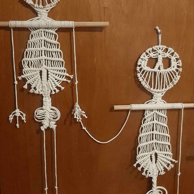 Squelette macramé
