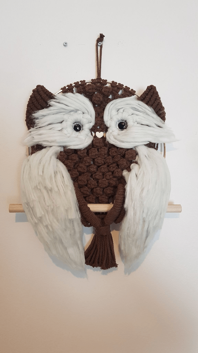 Hibou "belles plumes"