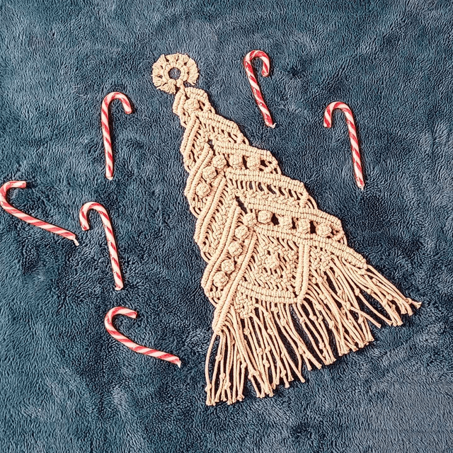 Sapin en Macramé "Magie de Noël"