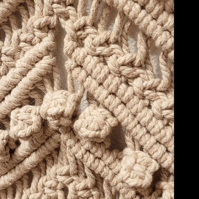 Sapin en Macramé "Magie de Noël"