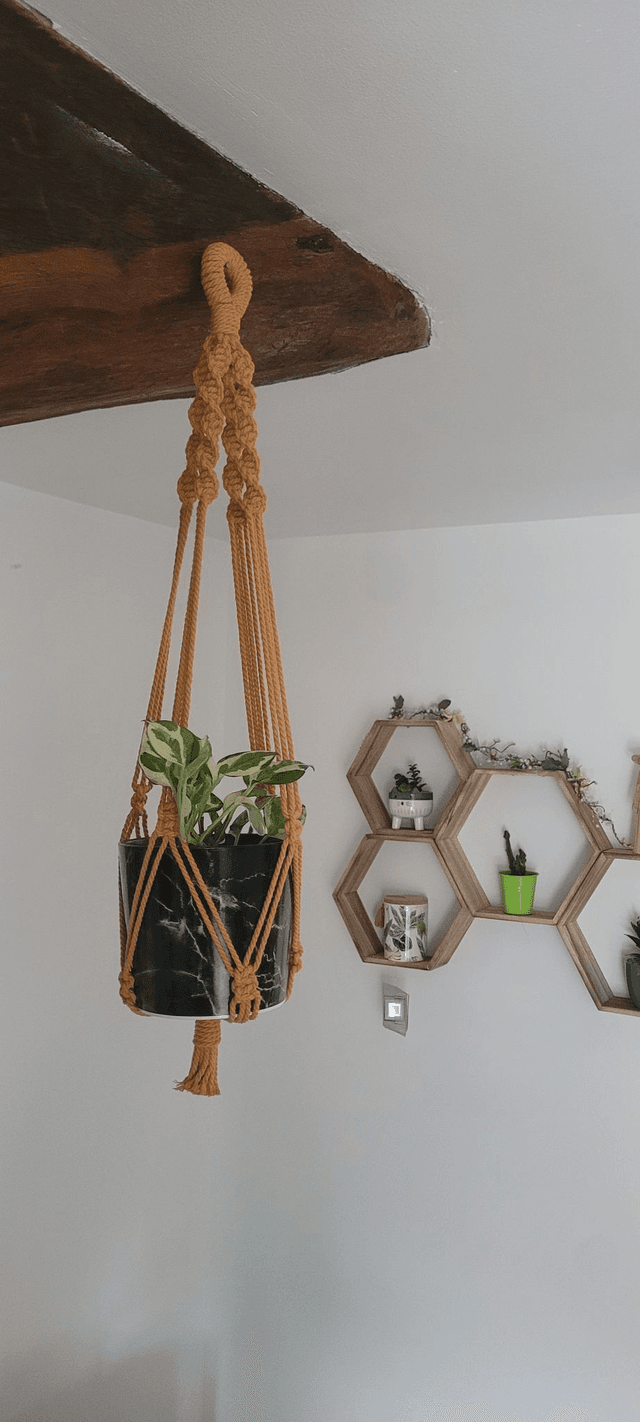 Suspension pour plante Modèle &quot;Jonquille&quot;