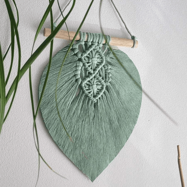 Feuille entrelacée Bohème Chic